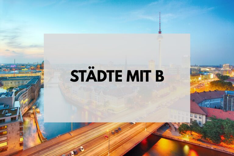 Städte mit B